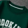 Men's round neck sweatshirt with letter print